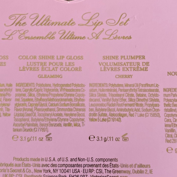 VICTORIA’S SECRET | 5-Piece Lip Gloss, Oil, Mask & Lip Plumper Gift Set - Picture 7 of 11